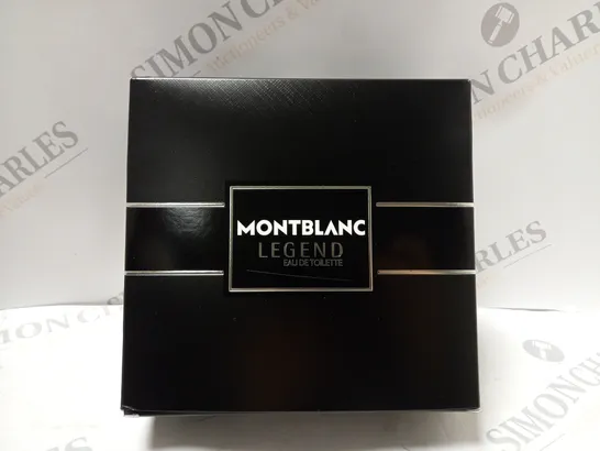 BOXED MONTBLANC LEGEND EAU DE TOILETTE & SHOWER GEL GIFT SET 