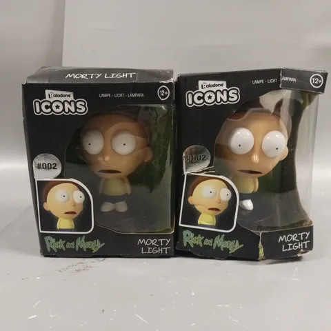 SET OF 2 RICK AND MORTY - MORTY LIGHT AGES 12+