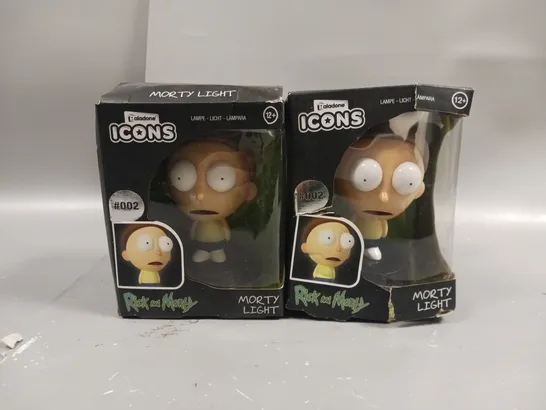 SET OF 2 RICK AND MORTY - MORTY LIGHT AGES 12+