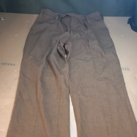 LIGHT BROWN SUIT TROUSERS SIZE XL