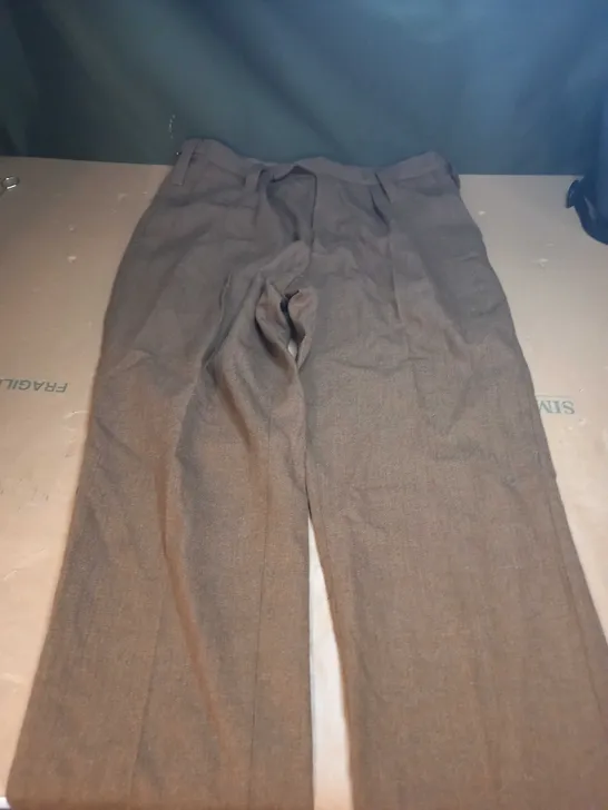 LIGHT BROWN SUIT TROUSERS SIZE XL