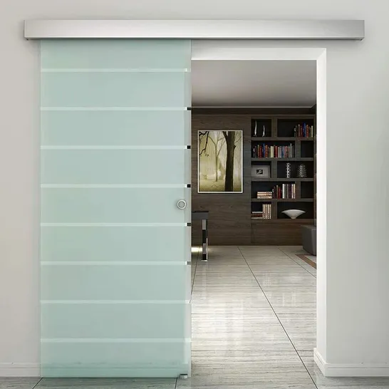 BOXED LANDYN GLASS SLIDING DOOR 