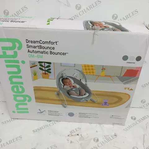 BOXED INGENUITY DREAM COMFORT SMART BOUNCE AUTOMATIC BOUNCER 