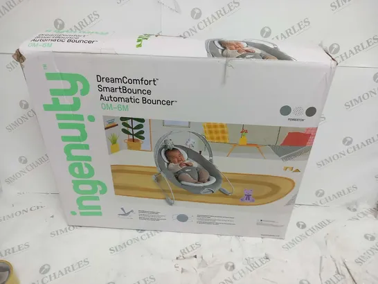 BOXED INGENUITY DREAM COMFORT SMART BOUNCE AUTOMATIC BOUNCER 