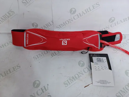 SALOMAN AGILE 250 SET BUMBAG-BELT RED