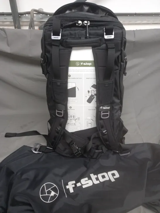 FSTOP INTERNAL CAMERA UNIT RUCKSACK IN BLACK