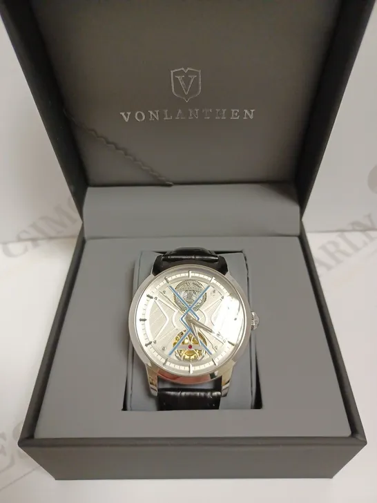 VONLANTHEN LEATHER STRAP WATCH