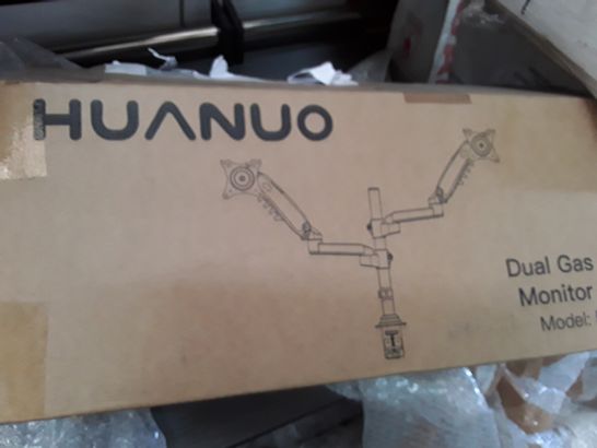 BOXED HUANUO DUAL GAS SPRING MONITOR MOUNT HNDS8 