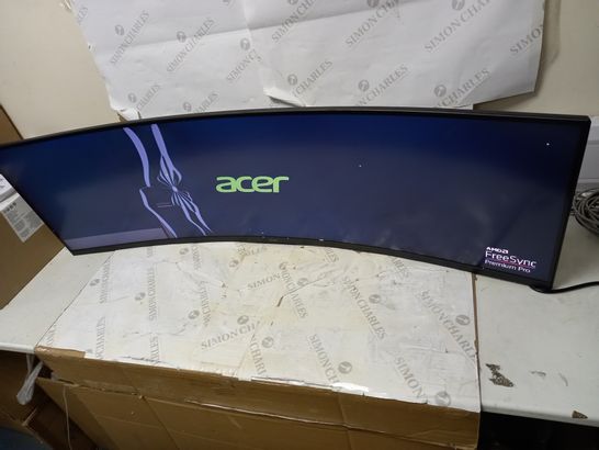 ACER NITRO EI491CRPBMIIIPX 49 INCH ULTRAWIDE 2HD CURVED GAMING MONITOR (3840 X 1920, 144HZ), 4MS, HDR 400, QUANTUM DOT, DP, HDMI, BLACK)