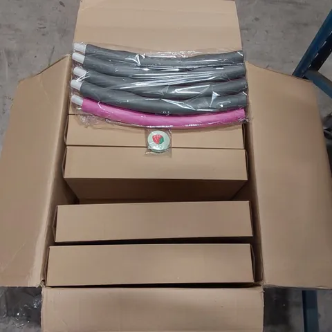 BOX OF APPROXIMATELY 14X BOXED MASSAGE HOOPS (1 BOX)