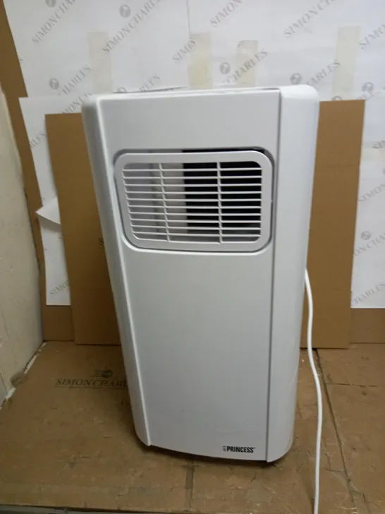 PRINCESS MOBILE AIR CONDITIONER, 7000 BTU, EASY STEER WHEELS, DEHUMIDIFER, FAN, REMOTE CONTROL COLLECTION ONLY 