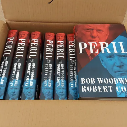 BOX OF 10X BOOKS - 'PERIL' BY BOB WOODWARD, ROBERT COSTA (1 BOX)