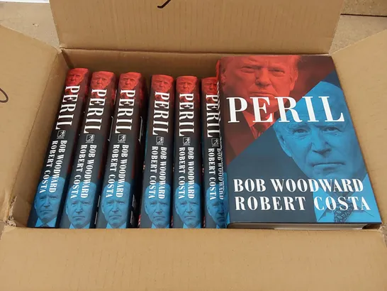 BOX OF 10X BOOKS - 'PERIL' BY BOB WOODWARD, ROBERT COSTA (1 BOX)