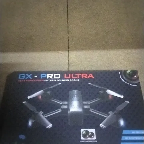 BOXED GX PRO ULTRA HD PROBFOLDING DRONE 