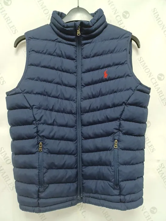 POLO RALPH LAUREN GILET IN NAVY - MEDIUM (10-12y)