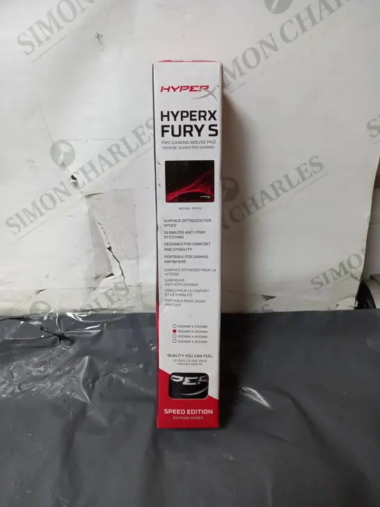 BOXED HYPERX FURYS PRO GAMING MOUSE MAT - 360MM X 300MM