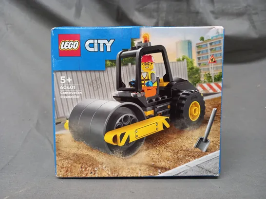 BOXED LEGO CITY CONTRUCTION STEAMROLLER 60401