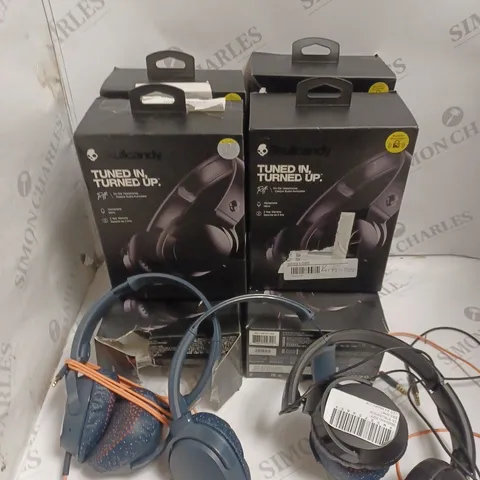 11 X SKULLCANDY RIFF ON EAR HEADPHONES 