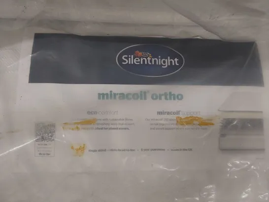 QUALITY BAGGED 5' KINGSIZE SILENTNIGHT MIRACOIL ORTHO MATTRESS 