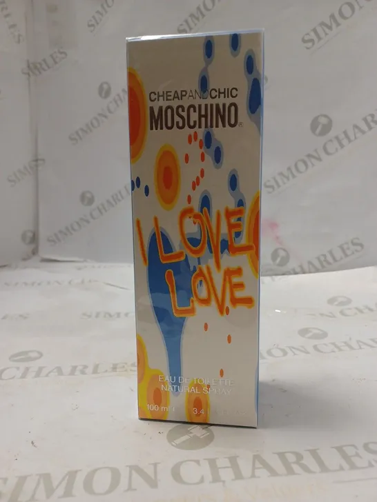 BOXED AND SEALED CHEAP AND CHIC MOSCHINO EAU DE TOILETTE 100ML