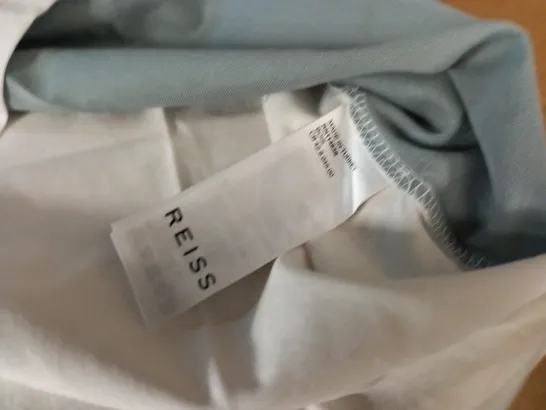 REISS WHITE/GREY T-SHIRT - S