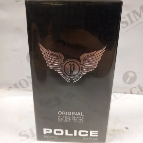 BOXED POLICE ORIGINAL AFTER SHAVE MOISTURISING NATURAL SPRAY 100ML