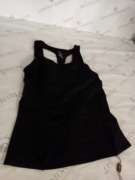 BLACK BIBA GYM VEST SIZE XS 