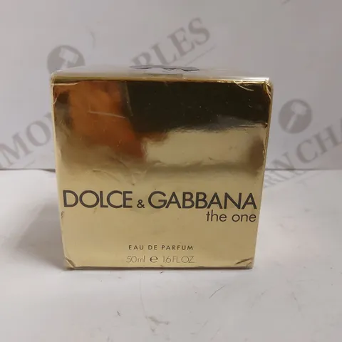 SEALED DOLCE & GABBANA `THE ONE` EAU DE PARFUM - 50ML