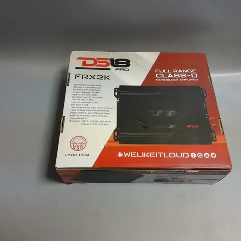 BOXED DS18 PRO FRX2K FULL RANGE CLASS-D MONOBLOCK AMPLIFIER 