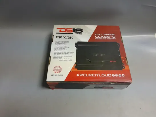 BOXED DS18 PRO FRX2K FULL RANGE CLASS-D MONOBLOCK AMPLIFIER 