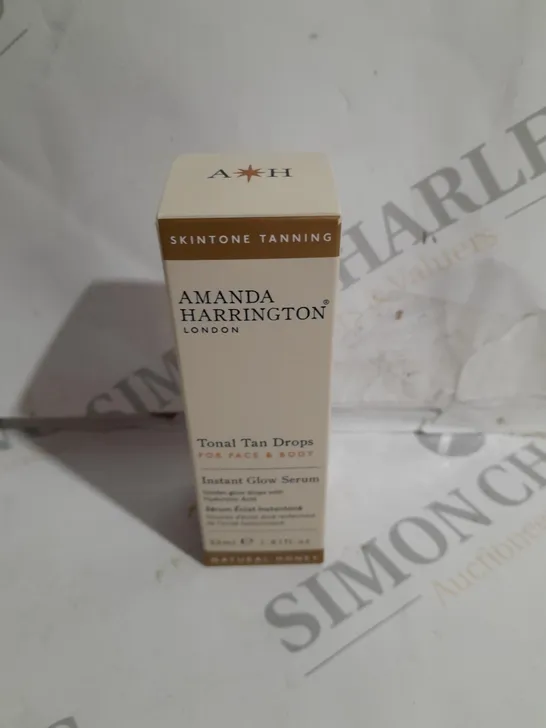 BOXED AMANDA HARRINGTON TONAL TAN DROPS 