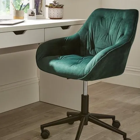 BOXED HARLEY OFFICE CHAIR, GREEN 