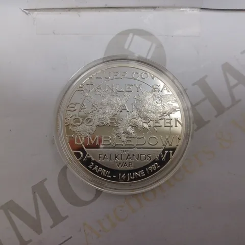 THE FALKLANDS WAR COLLECTABLE COIN