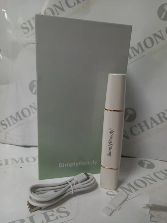 SIMPLY BEAUTY 2 IN 1 SUPER SMOOTH FACE & BROWS HAIR REMOVER SYSTEM WHITE