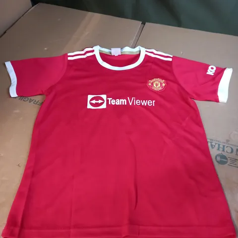 MANCHESTER UNITED CHILDRENS FOOTBALL SHIRT - RONALDO SIZE 28