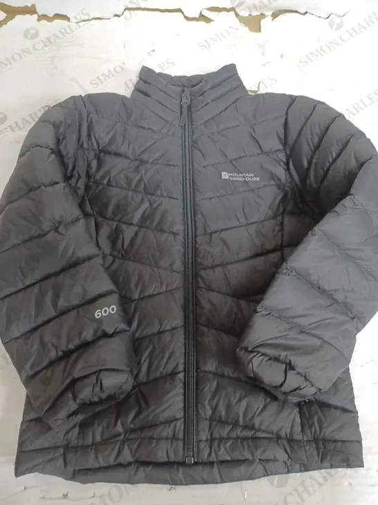 MOUNTAIN WAREHOUSE BLACK PADDED JACKET - 7-8 YEARS