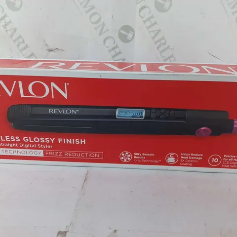 BOXED REVLON PERFECT STRAIGHT DIGITAL STYLER