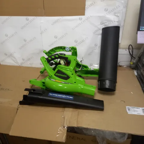 GREENWORKS LEAF BLOWER/VACUUM