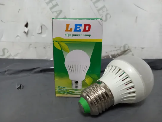 APPROXIMATELY 99 BOXED LED-E27 3WATT COOL WHITE LIGHT BULBS