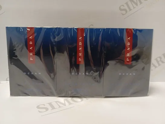 LOT OF APPROX 120 X 1.2ML PRADA LUNA ROSSA OCEAN MEN'S EAU DE TOILETTE SAMPLES 