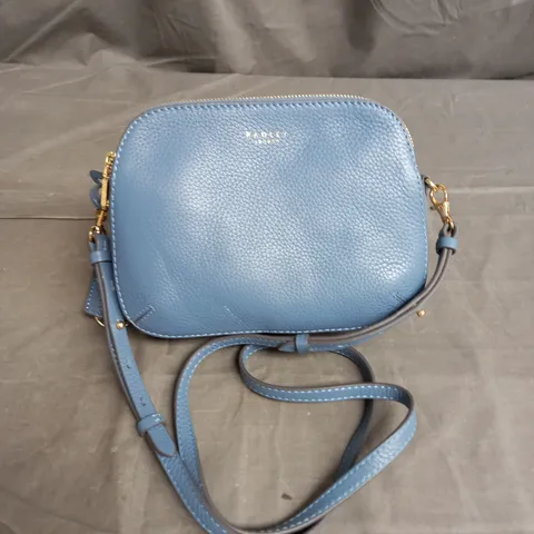 RADLEY LONDON LEATHER CROSSBODY BAG IN BLUE