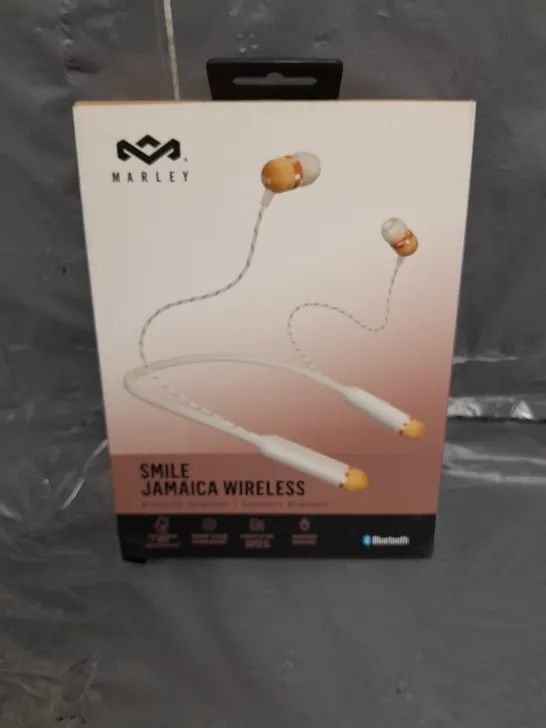 5 BOXED MARLEY SMILE JAMAICA WIRELESS BLUETOOTH HEADPHONES