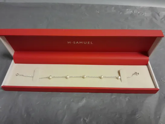 BOXED H.SAMUEL 5 BEAD BRACELET