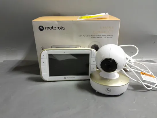 BOXED MOTOROLA NURSERY VM855 CONNECT VIDEO BABY MONITOR 