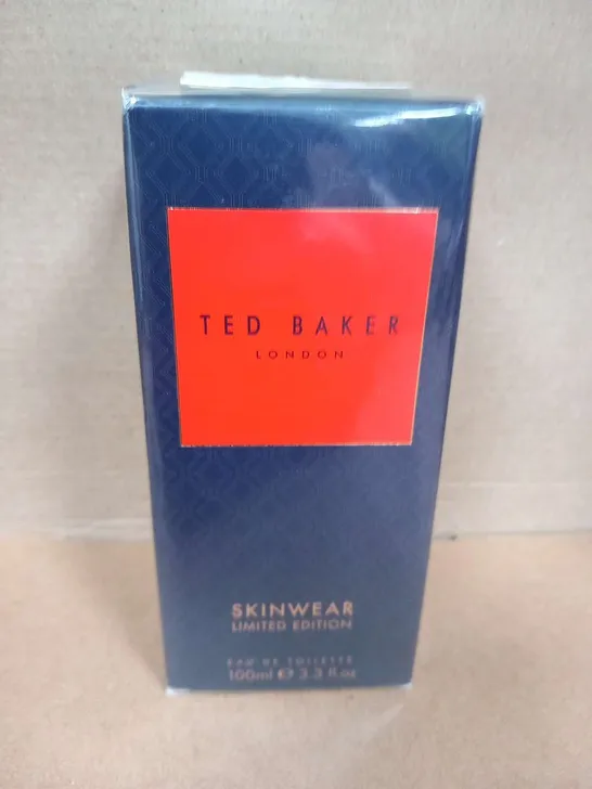 BOXED AND SEALED TED BAKER SKINWEAR LIMITED EDITION EAU DE TOILETTE 100ML