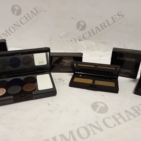 LOT OF 18 LAURA MERCIER EYE/BROW MAKE UP ITEMS