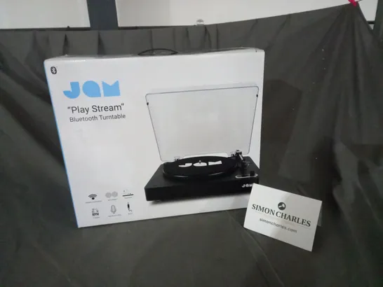 BOXED JAM PLAY STREAM BLUETOOTH TURNTABLE