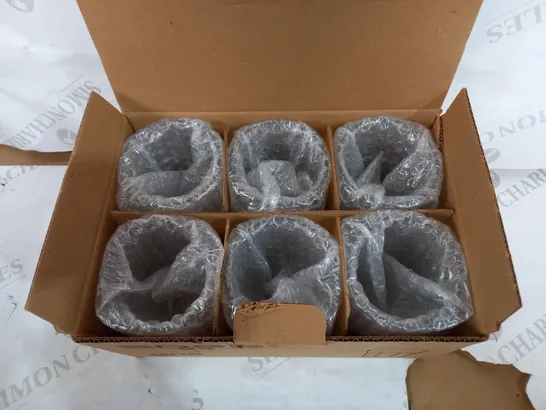 BOX OF 6 GLASSES