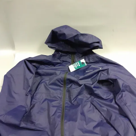 QUECHUA KIDS NAVY WATERPROOF JACKET - 14-15YRS 