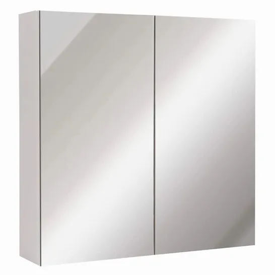 BOXED CHAZZ 600MM W X 600MM H SURFACE FRAMELESS MEDICINE CABINET (1 BOX)